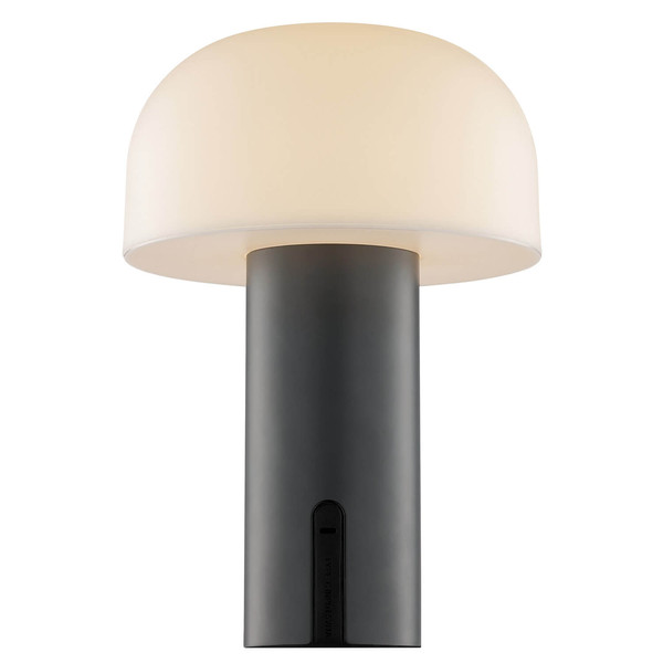 Brilliant Mattis LED Tischleuchte LED 21cm 2,5W Extra Warmweiss IP44 Grau Weiß G60305/22