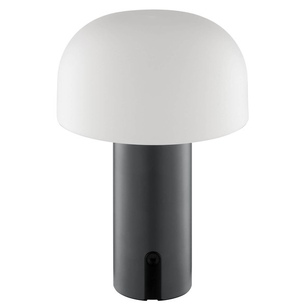 Brilliant Mattis LED Tischleuchte LED 21cm 2,5W Extra Warmweiss IP44 Grau Weiß G60305/22