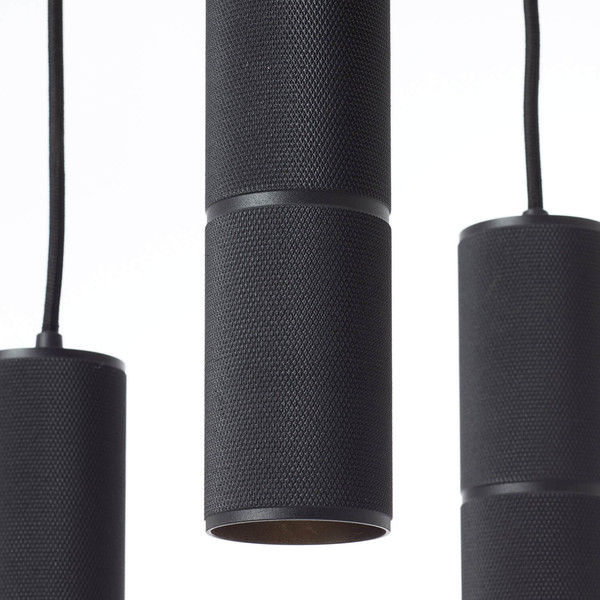 Brilliant Marty LED Pendelleuchte 3-flammig GU10 5W/5W Warmweiß Sand Schwarz G80051/76