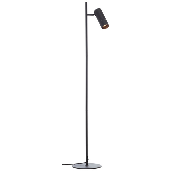 Brilliant Marty LED Stehleuchte 130cm GU10 5W/5W Warmweiß Sand Schwarz G80054/76