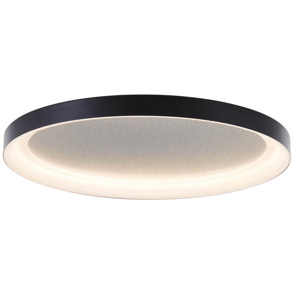 Brilliant Quito LED Deckenleuchte 42cm 30W Warmweiß Schwarz Glitzereffekt G80125/06