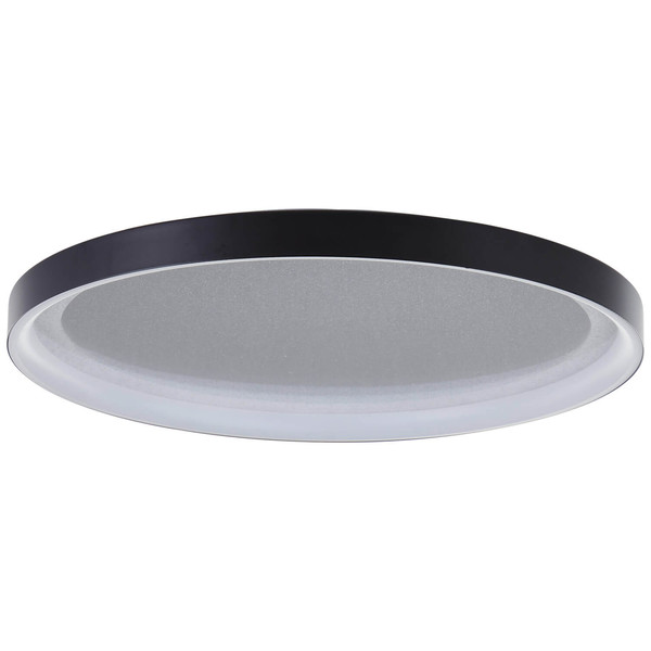 Brilliant Quito LED Deckenleuchte 42cm 30W Warmweiß Schwarz Glitzereffekt G80125/06