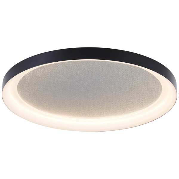 Brilliant Quito LED Deckenleuchte 42cm 30W Warmweiß Schwarz Glitzereffekt G80125/06