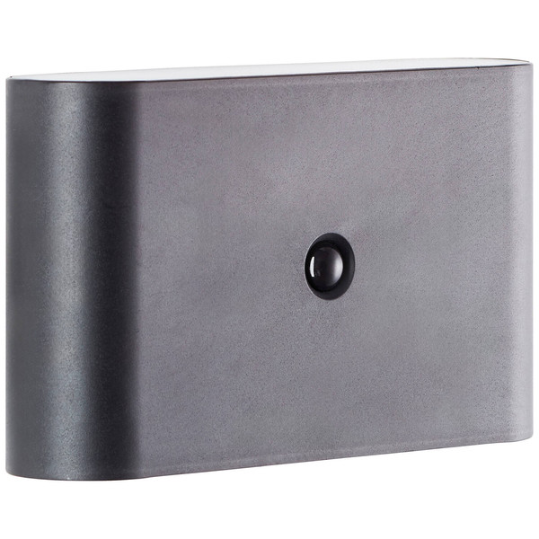 Brilliant Xino LED Außenwandleuchte mit Bewegungsmelder 3W Warmweiß IP44 Schwarz Bewegungsmelder, USB, Magnet G80605/06