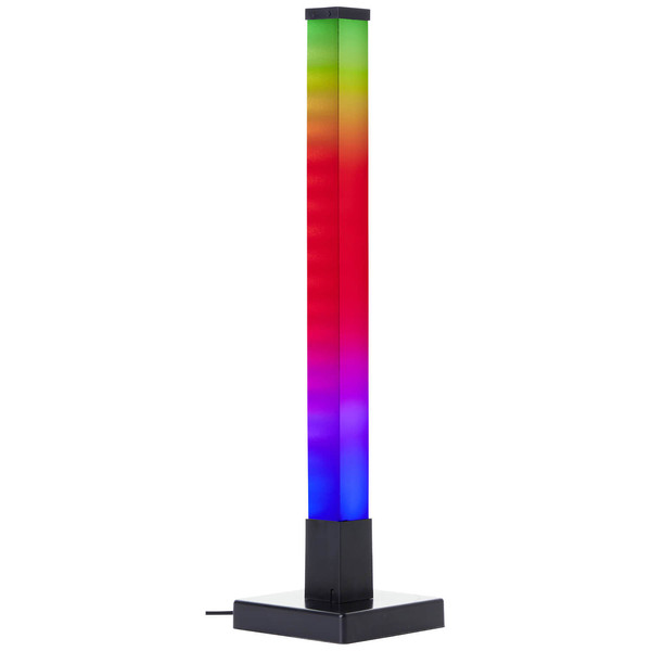 Brilliant Neele LED Tischleuchte 50cm 3W Schwarz Musiksensor G80619A06