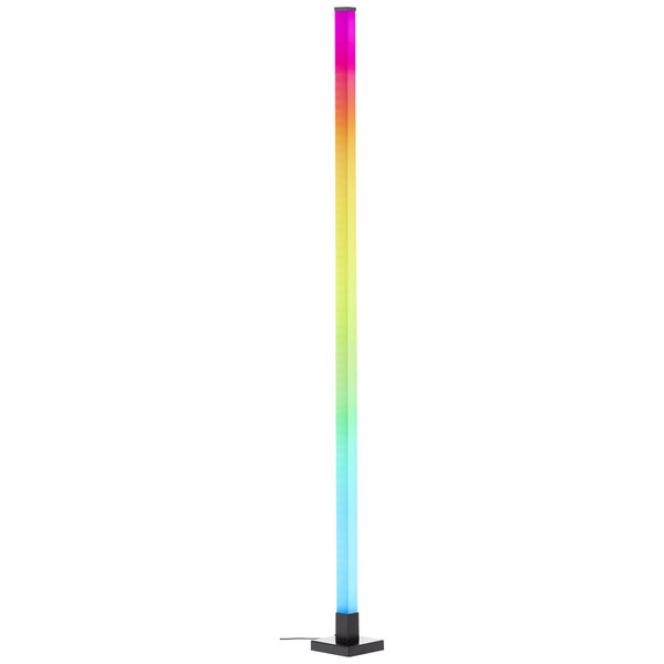 Brilliant Neele Stehleuchte 1,5m Schwarz Musiksensor G80620A06