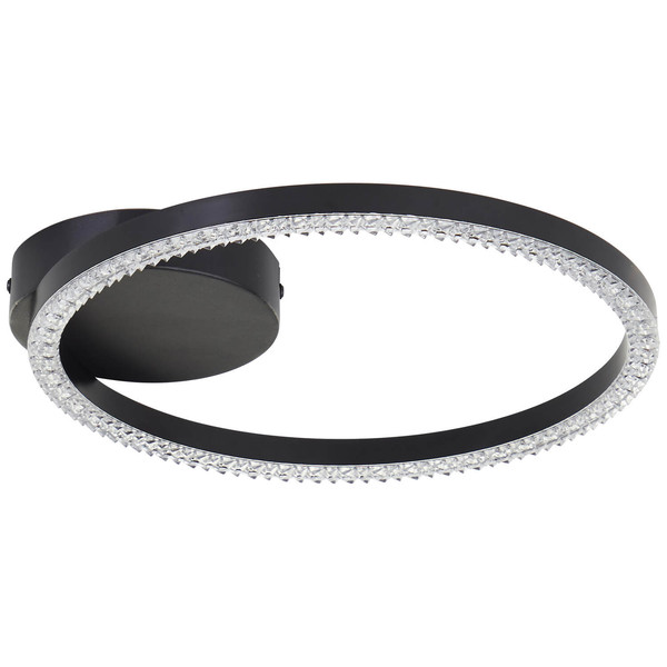 Brilliant Aurelia LED Deckenleuchte 30x31cm 12W Neutralweiß Schwarz G80765/06