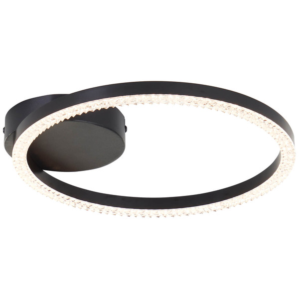 Brilliant Aurelia LED Deckenleuchte 30x31cm 14W Warmweiß Schwarz G80765A26