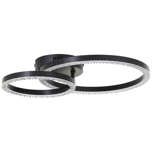 Brilliant Aurelia LED Deckenleuchte 30x40cm 20W Neutralweiß Schwarz G80766/06