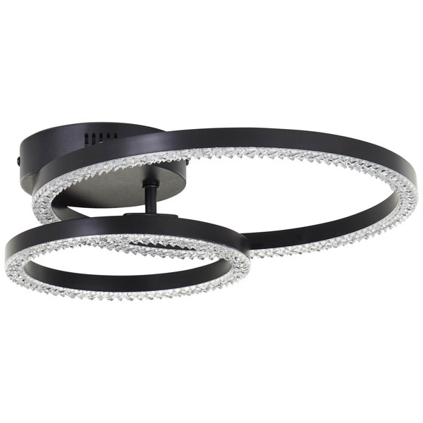 Brilliant Aurelia LED Deckenleuchte 30x40cm 20W Neutralweiß Schwarz G80766/06