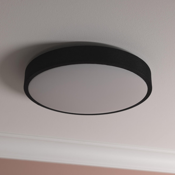 Brilliant Filiz LED Deckenleuchte 38,5cm 24W Warmweiß Schwarz Weiß G80820/76