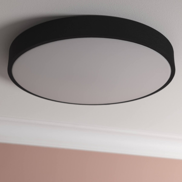 Brilliant Filiz LED Deckenleuchte 49cm 36W Schwarz Weiß G80821/76