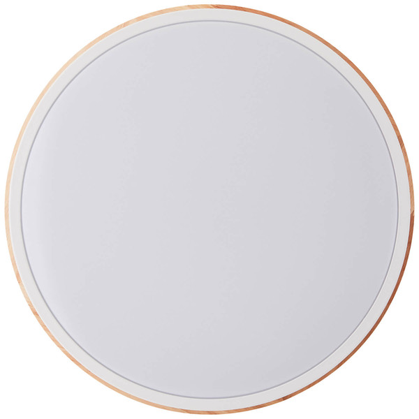 Brilliant Baarlo LED Deckenleuchte 35cm 24W Warmweiß Matt Weiß Holz FSC® G80845/75