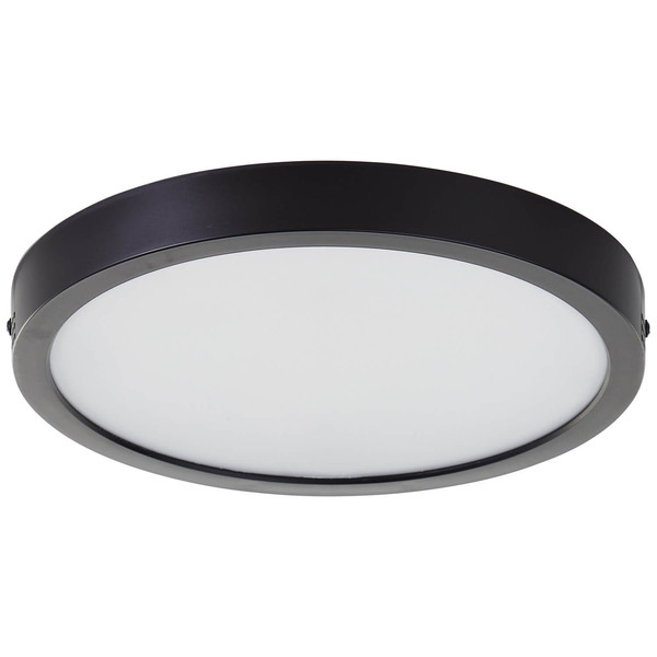 Brilliant Navara LED Deckenleuchte 27,5cm 18W Neutralweiß IP44 Schwarz G80885/26