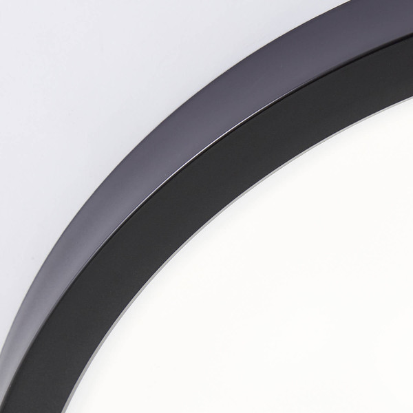 Brilliant Navara LED Deckenleuchte 37,5cm 24W Neutralweiß IP44 Schwarz G80886/26