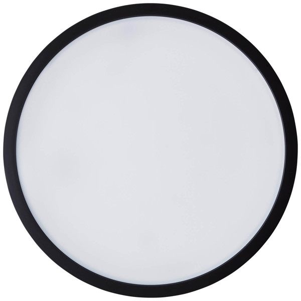 Brilliant Navara LED Deckenleuchte 37,5cm 24W Neutralweiß IP44 Schwarz G80886/26