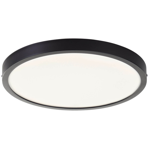 Brilliant Navara LED Deckenleuchte 37,5cm 24W Neutralweiß IP44 Schwarz G80886/26