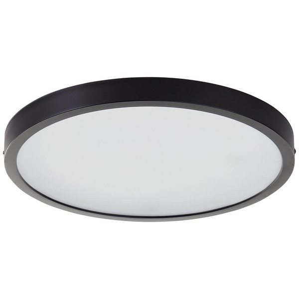 Brilliant Navara LED Deckenleuchte 37,5cm 24W Neutralweiß IP44 Schwarz G80886/26