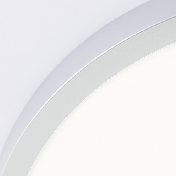 Brilliant Navara LED Deckenleuchte 37,5cm 24W Neutralweiß IP44 Silber G80886/88