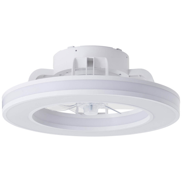 Brilliant Mondello LED Deckenleuchte 42cm mit Ventilator 26W Weiß Ventilator, Nachtlicht, Timer G80915/05