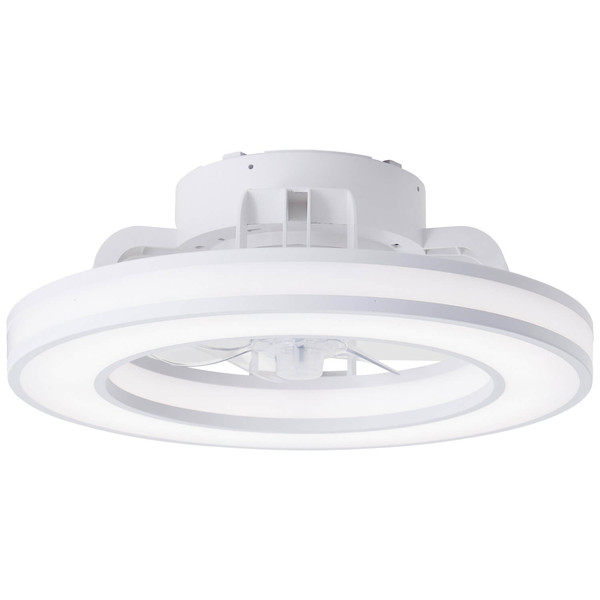 Brilliant Mondello LED Deckenleuchte 42cm mit Ventilator 26W Weiß Ventilator, Nachtlicht, Timer G80915/05