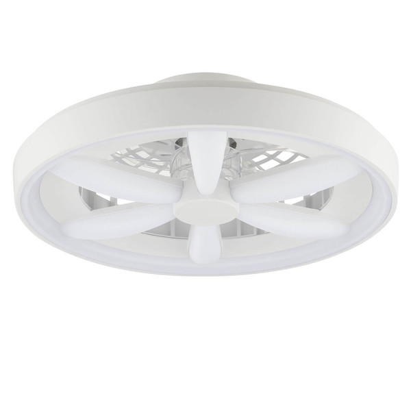 Brilliant Gaiano LED Deckenleuchte 48cm mit Ventilator 48W Weiß Ventilator, Timer, Nachtlicht G80935/05