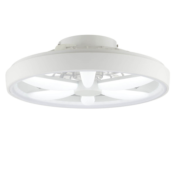 Brilliant Gaiano LED Deckenleuchte 48cm mit Ventilator 48W Weiß Ventilator, Timer, Nachtlicht G80935/05