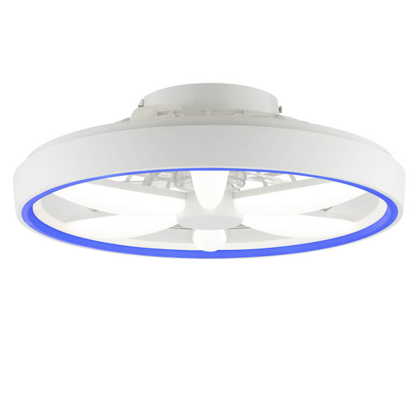 Brilliant Gaiano LED Deckenleuchte 48cm mit Ventilator 48W Weiß Ventilator, Timer, Nachtlicht G80935/05