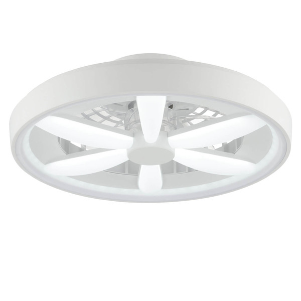 Brilliant Gaiano LED Deckenleuchte 48cm mit Ventilator 48W Weiß Ventilator, Timer, Nachtlicht G80935/05