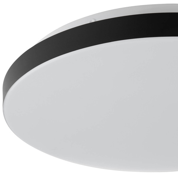 Brilliant Livio LED Deckenleuchte LED 28cm 12W Warmweiß Weiß Schwarz G80961/76