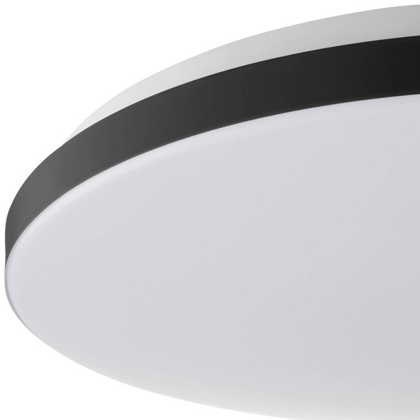 Brilliant Livio LED Deckenleuchte LED 38,5cm 24W Warmweiß Weiß Schwarz G80962/76