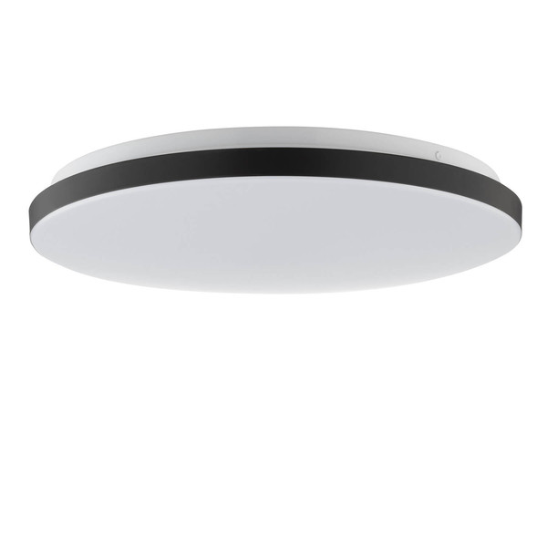 Brilliant Livio LED Deckenleuchte LED 38,5cm 24W Warmweiß Weiß Schwarz G80962/76
