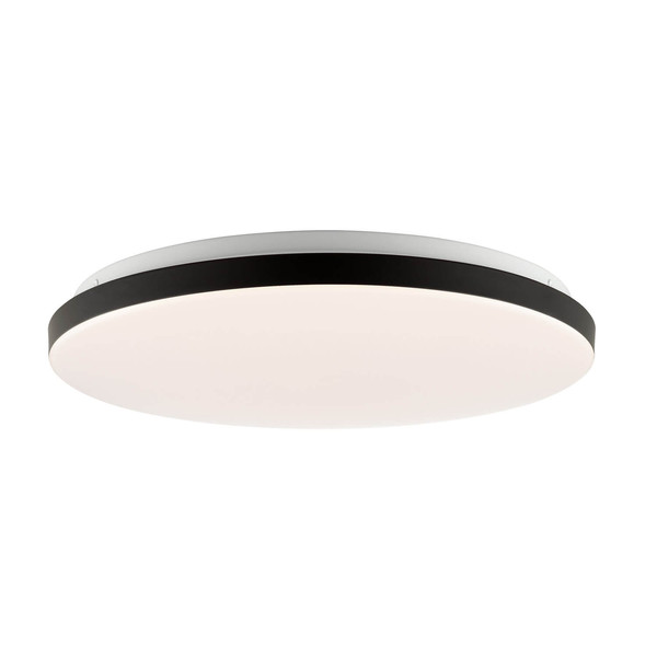 Brilliant Livio LED Deckenleuchte LED 38,5cm 20W Weiß Schwarz Nachtlicht, Timer G80964/76