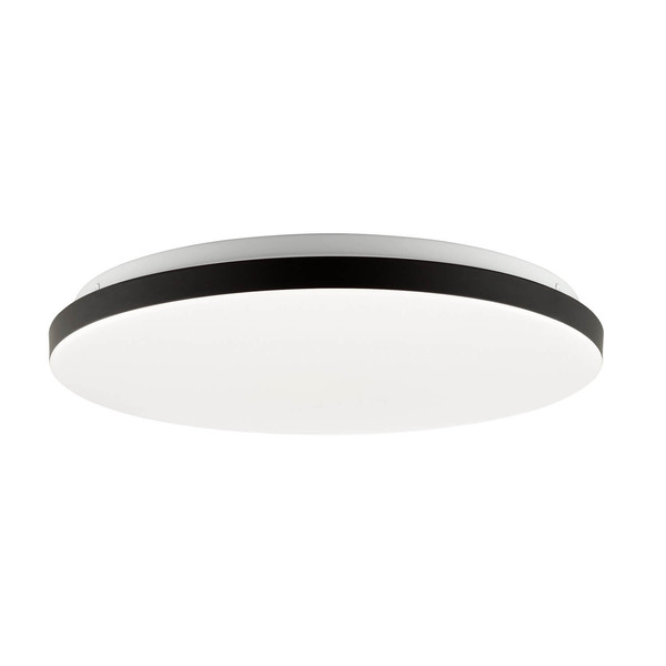 Brilliant Livio LED Deckenleuchte LED 38,5cm 20W Weiß Schwarz Nachtlicht, Timer G80964/76