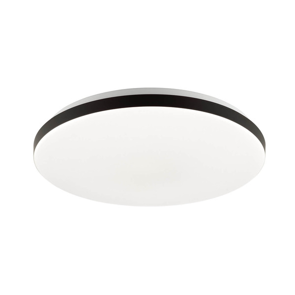 Brilliant Livio LED Deckenleuchte LED 38,5cm 20W Weiß Schwarz Nachtlicht, Timer G80964/76