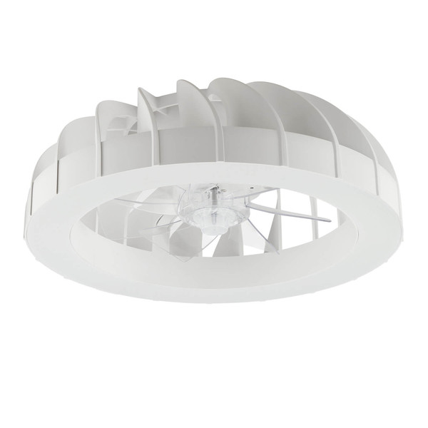 Brilliant Fanora LED Deckenleuchte 46cm mit Ventilator 30W Weiß Ventilator, Nachtlicht, Timer G81080/05