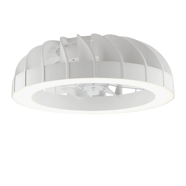 Brilliant Fanora LED Deckenleuchte 46cm mit Ventilator 30W Weiß Ventilator, Nachtlicht, Timer G81080/05