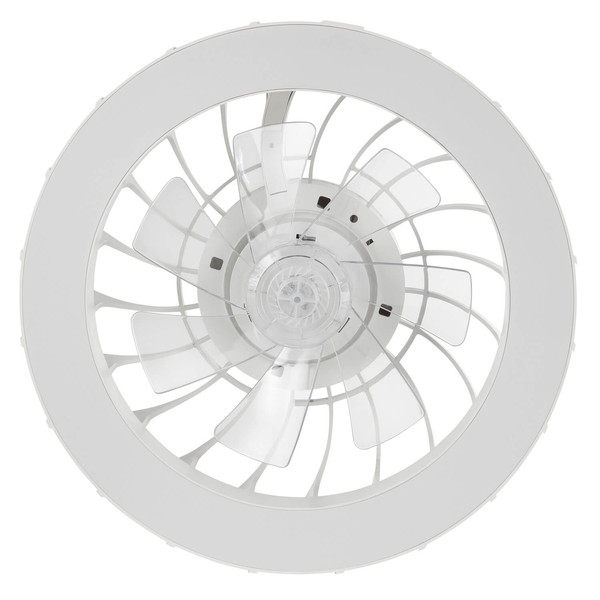 Brilliant Fanora LED Deckenleuchte 46cm mit Ventilator 30W Weiß Ventilator, Nachtlicht, Timer G81080/05