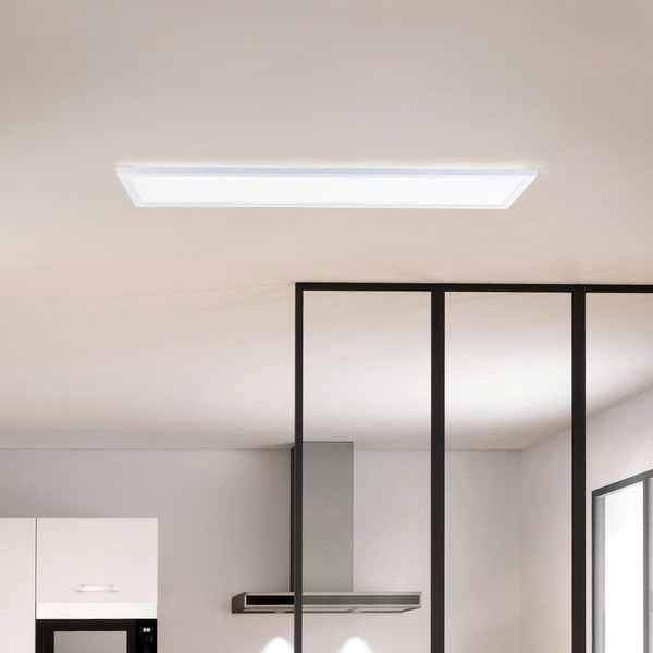 Brilliant Lumaro LED Deckenaufbau-Paneel 96x25cm 24W Neutralweiß IP44 Weiß G81994/85