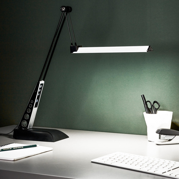 Brilliant Jaap LED Schreibtischleuchte 10W Tageslichtweiß Schwarz Chrom G92734/06