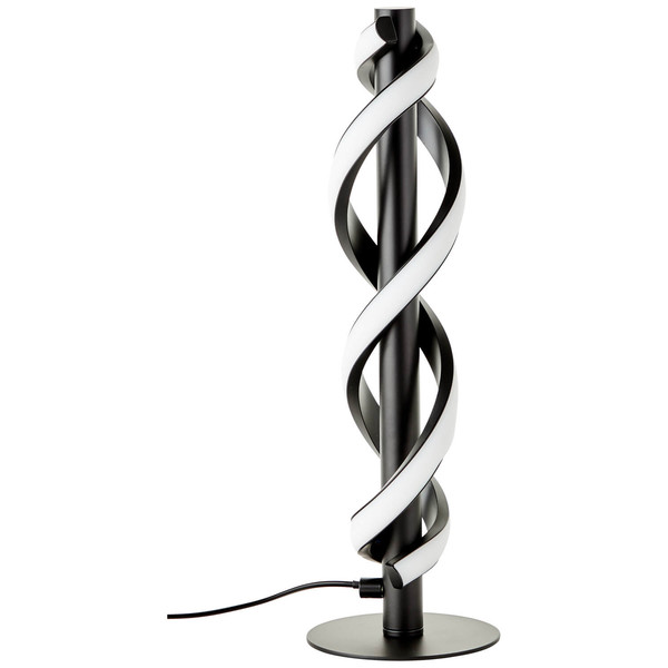 Brilliant Amalie LED Tischleuchte 38cm 9W Warmweiß Schwarz G94538/06
