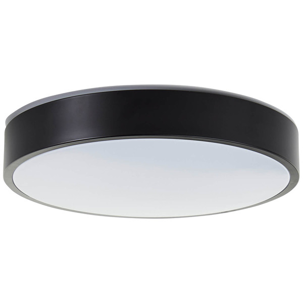 Brilliant Vadin LED Deckenleuchte 33cm 24W Weiß Schwarz Timer, Nachtlicht G94880/76