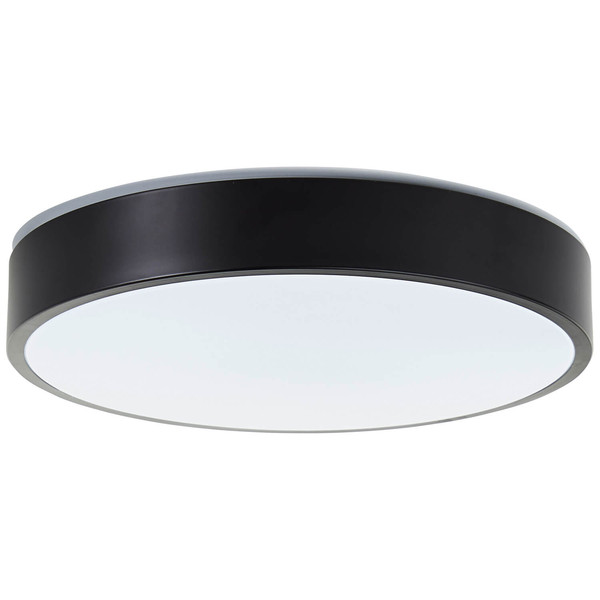 Brilliant Vadin LED Deckenleuchte 33cm 24W Weiß Schwarz Timer, Nachtlicht G94880/76