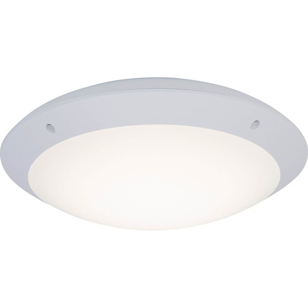 Brilliant Medway LED Außenwand- und Deckenleuchte 31cm 12W Neutralweiß IP66 Weiß G96053/05