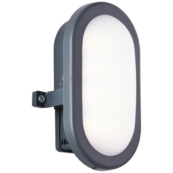 Brilliant Tilbury LED Außenwand- und Deckenleuchte 17x12cm 5W Neutralweiß IP65 Anthrazit Weiß G96054/63