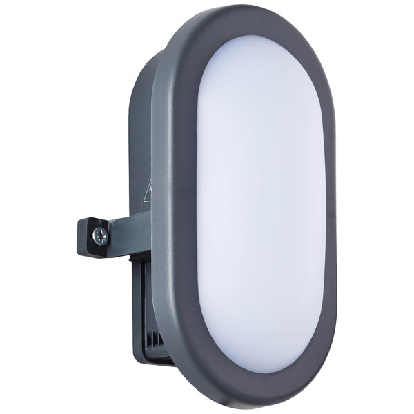 Brilliant Tilbury LED Außenwand- und Deckenleuchte 17x12cm 5W Neutralweiß IP65 Anthrazit Weiß G96054/63