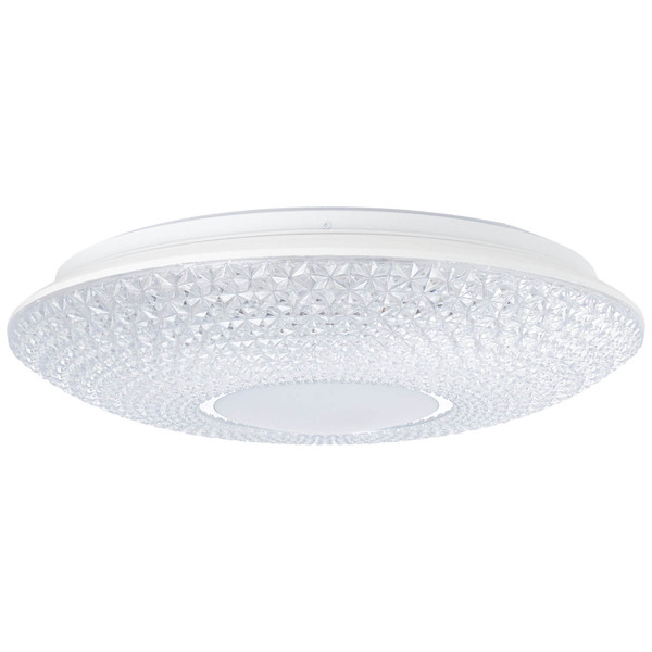 Brilliant Nunya LED Deckenleuchte 42cm 24W Warmweiß Weiß Chrom G97011/05
