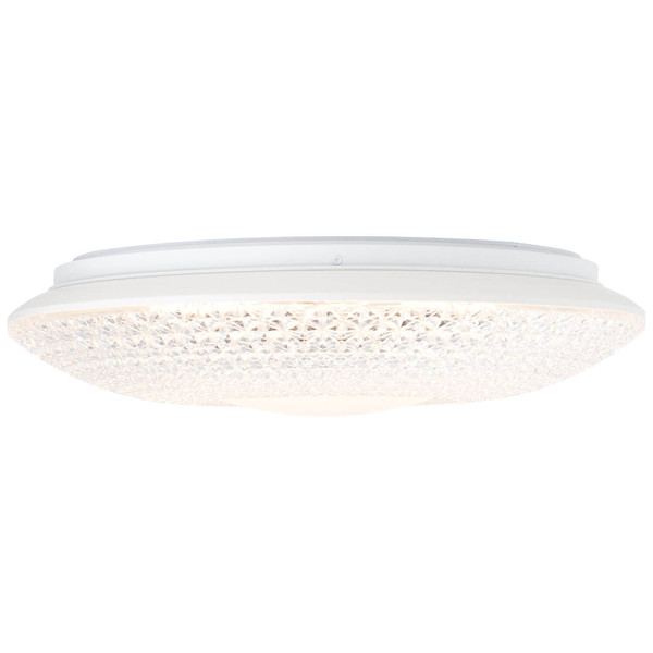 Brilliant Nunya LED Deckenleuchte 42cm 24W Warmweiß Weiß Chrom G97011/05