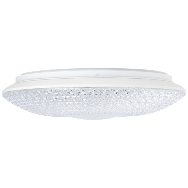 Brilliant Nunya LED Deckenleuchte 42cm 24W Warmweiß Weiß Chrom G97011/05