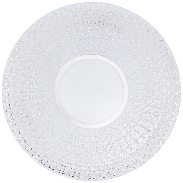 Brilliant Nunya LED Deckenleuchte 42cm 24W Warmweiß Weiß Chrom G97011/05